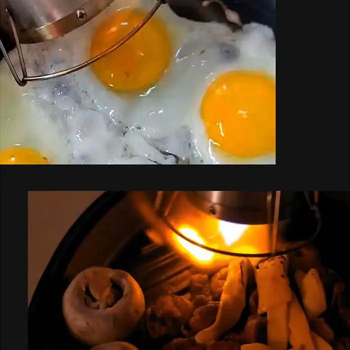 Fixation de torche culinaire