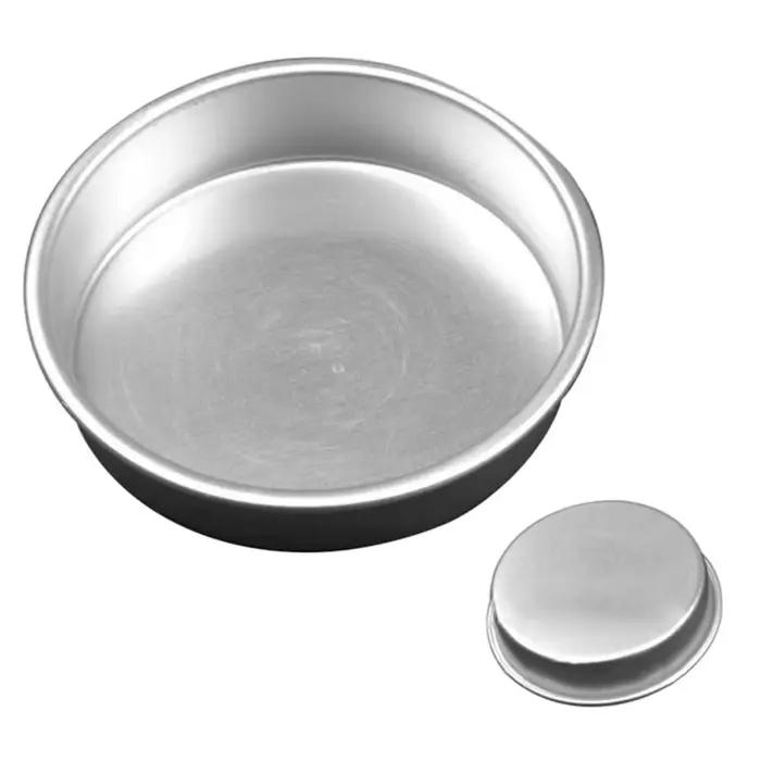 Moule à gâteau rond en mousseline de soie en alliage d'aluminium