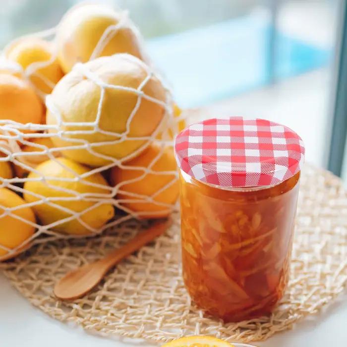 Bocaux à Confiture avec Vis à Large Ouverture, Bouchons de Stockage pour Conserver les Légumes, 40 Pièces