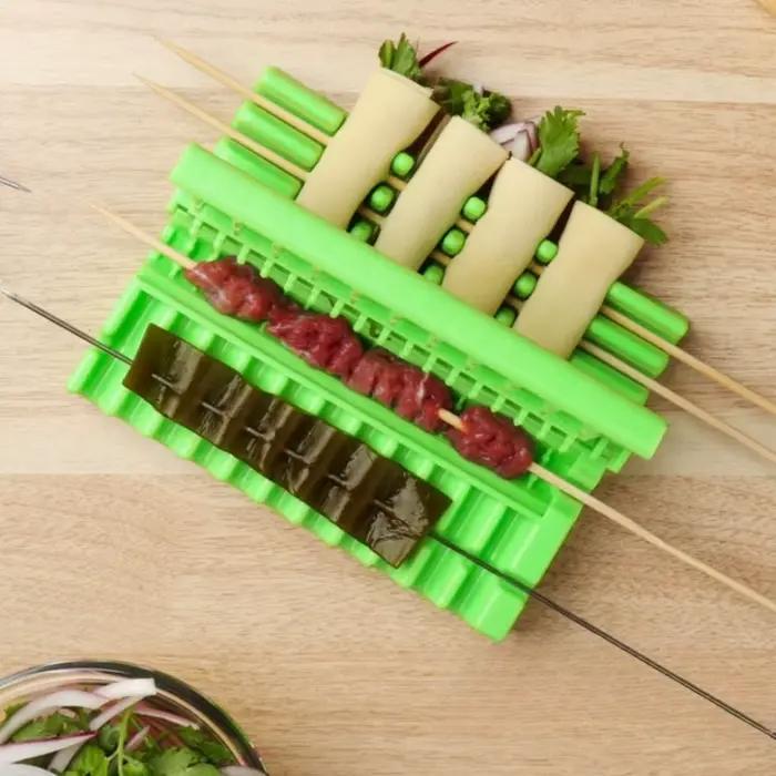 Outil de brochette de viande pour barbecue