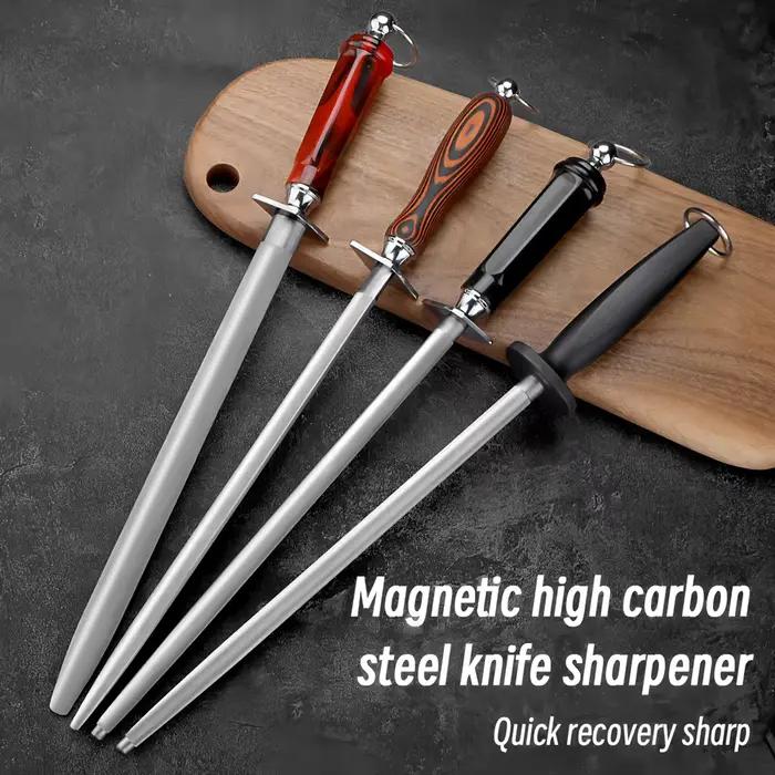 1 pièce, affûteur de couteaux professionnel, tige d'affûtage en acier, couteaux de cuisine de Chef, ciseaux, affûteur de couteaux ménagers, accessoires de cuisine