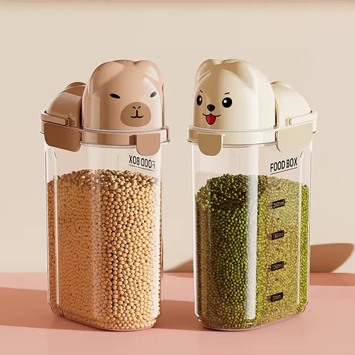 Pots de stockage hermétiques sur le thème des dessins animés