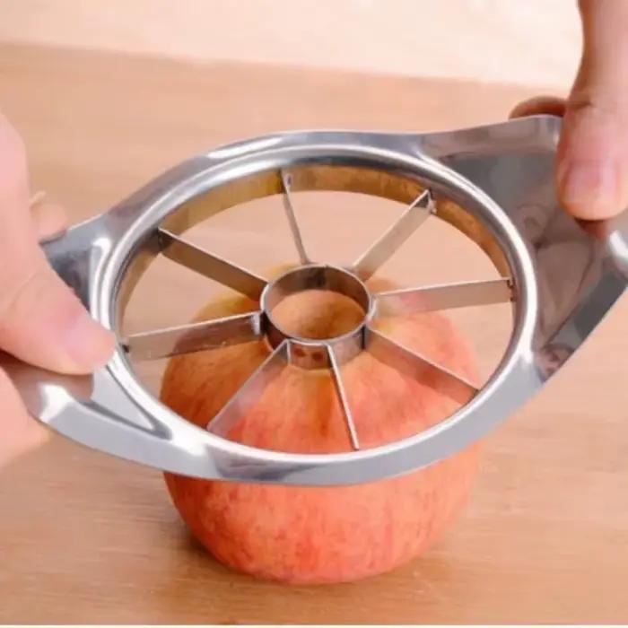 Gadgets de cuisine en acier inoxydable, poignée confortable, séparateur, coupe-pommes, outils pour fruits et légumes, accessoires, outils multifonctionnels