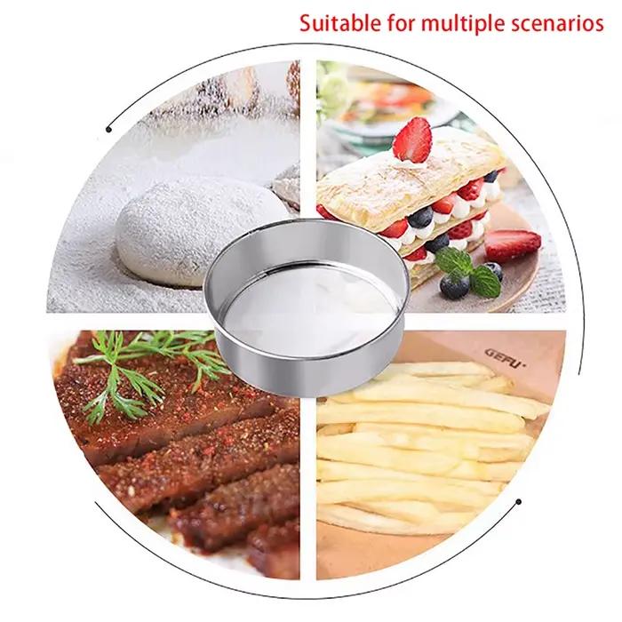 Tamis de cuisson pour farine