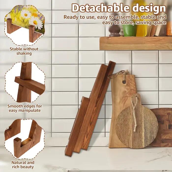 Support de Plaque en bois