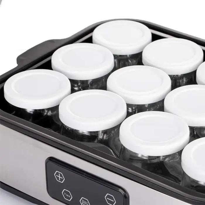 Machine à yaourt européenne, fermentation de yaourt maison pour le petit-déjeuner, confiture maison, glace, pouding au yaourt, 12 tasses