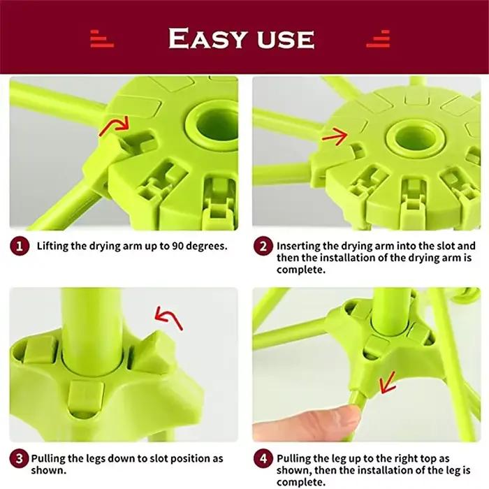 Support de séchage de pâtes pliable