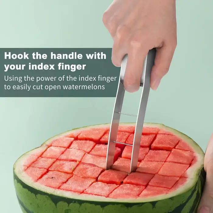 Coupe-melon opaque en acier inoxydable