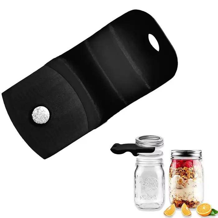 Ouvre-bocal multifonctionnel pour couvercles de mise en conserve à large ouverture, ouvre-bouteille portable, rangement facile au réfrigérateur