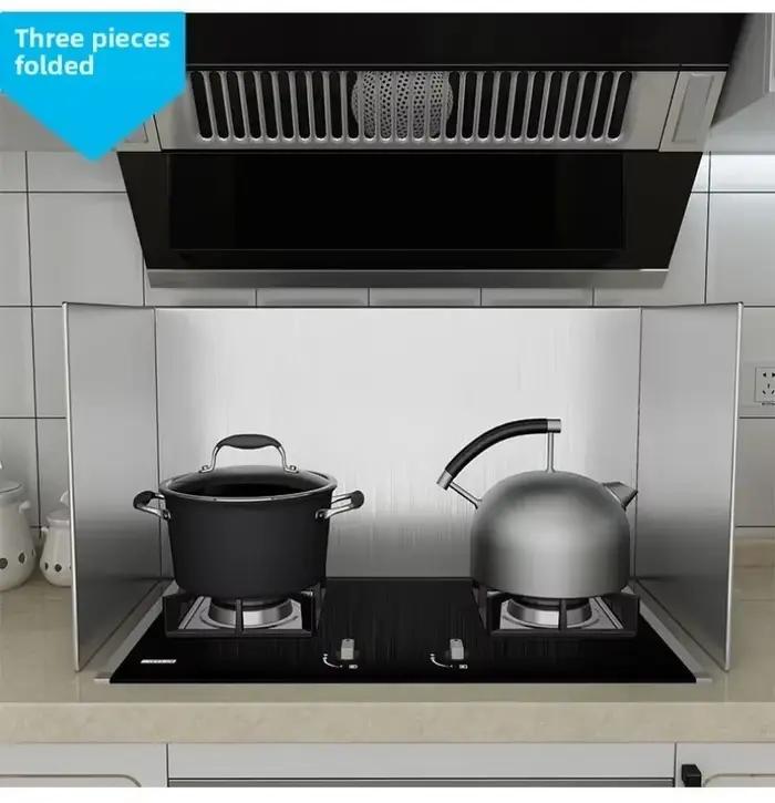 Déflecteur d'huile de cuisine en acier inoxydable