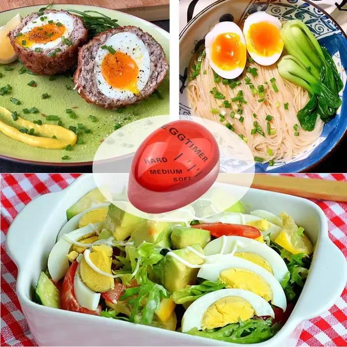 YUNIAlarm-Minuterie de cuisine en forme d'œuf à la coque, gadgets de cuisine, ustensiles de décoration, barre de bonbons, minuterie de cuisson, choses, tous les accessoires, décoration, 1 pièce