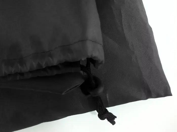 Housse de protection noire pour barbecue de 24,5 pouces, housse pour fumeur en dôme, manteau de gril d'extérieur, sur mesure disponible