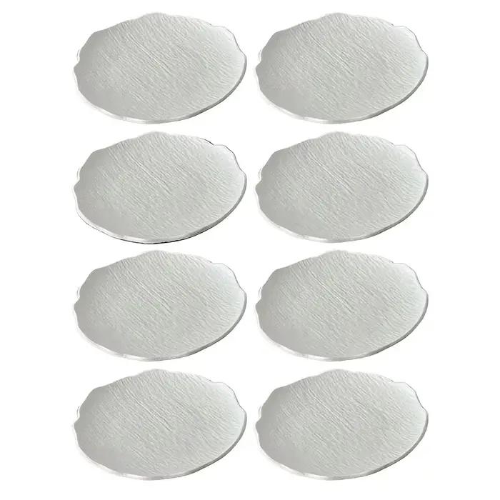 8 petits bols à salade à bords ondulés (5