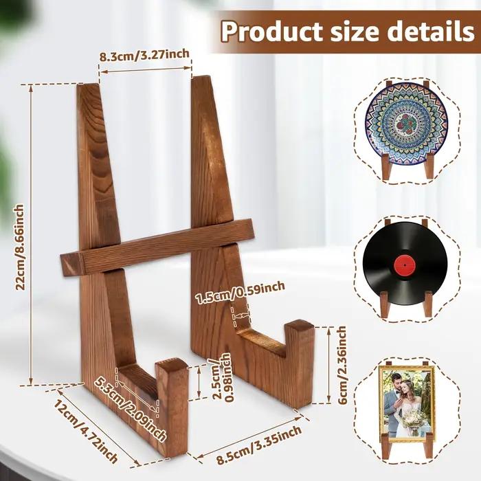 Support de Plaque en bois