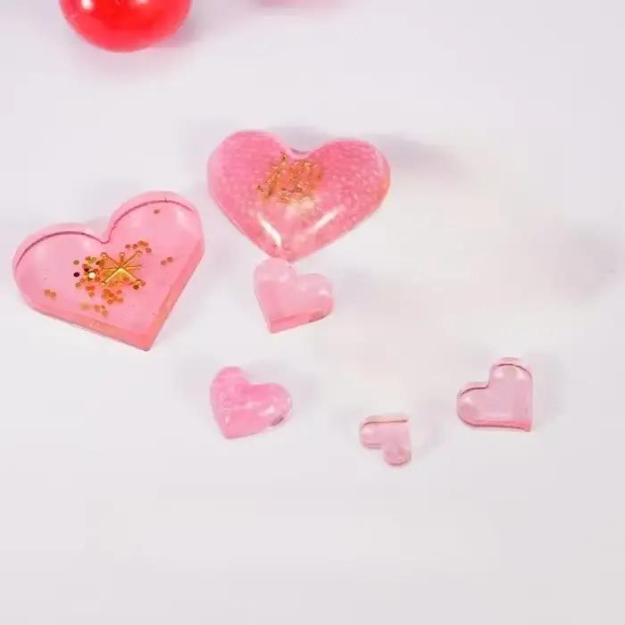 Moule à bonbons Fondant en Silicone en forme de cœur