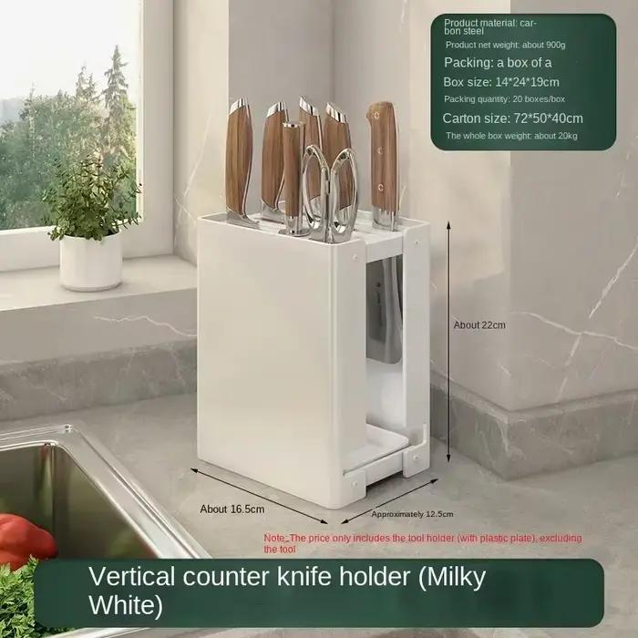 Accessoires de cuisine multifonctionnels, porte-couteaux de cuisine, égouttoir de cuisine, ustensiles de cuisine magnétiques, bloc de couteaux