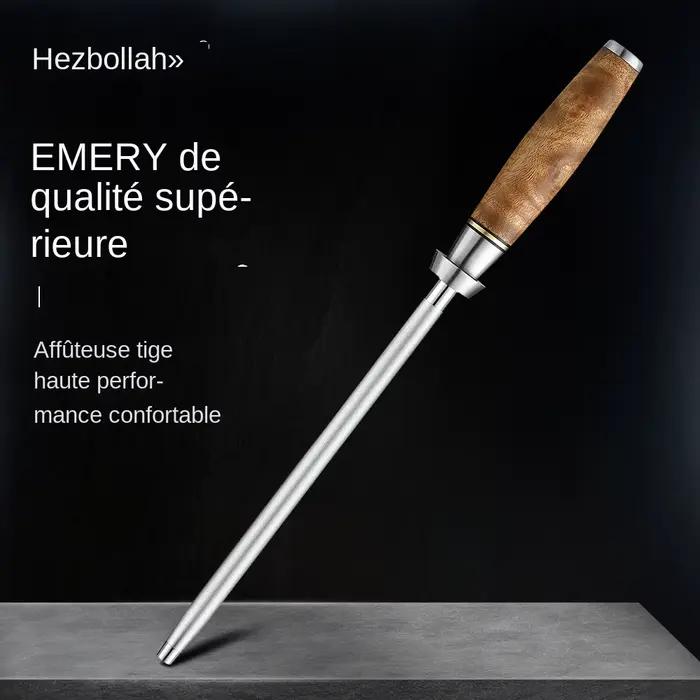 HEZHEN – aiguiseur de couteaux en acier à haute teneur en carbone