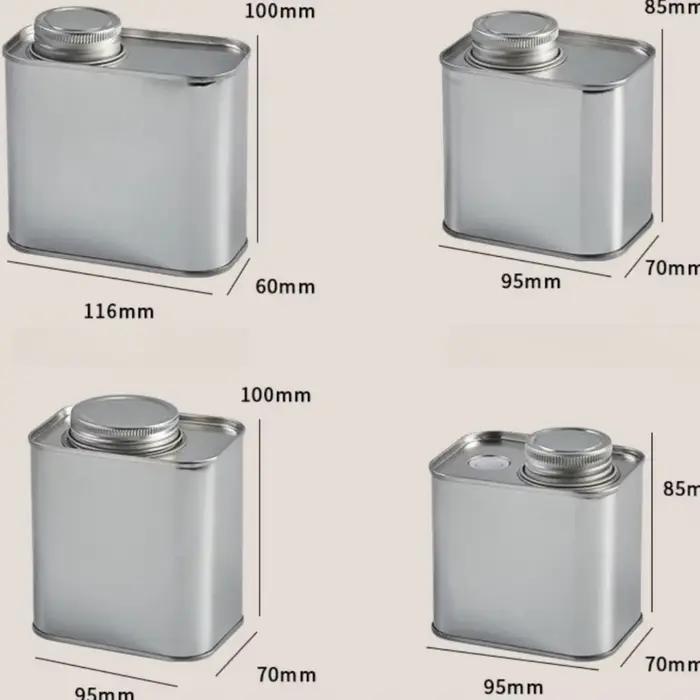 Boîtes de café scellées de grande capacité, cadeaux, boîte de rangement carrée unidirectionnelle pour grains de café, outils de rangement de cuisine, boîte de rangement en fer