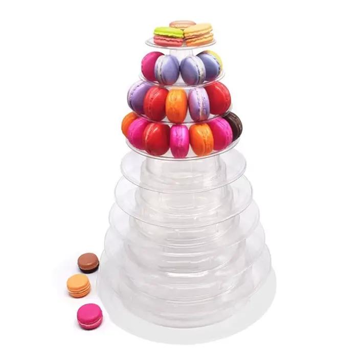 Présentoir à Macarons Transparent à 10 Niveaux