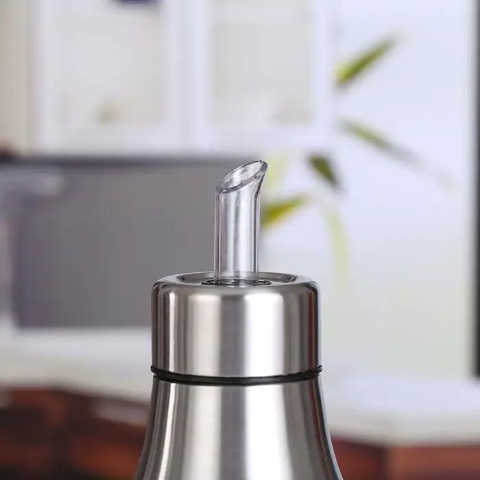 500/750/1000ml acier inoxydable Olive Anti-déversement étanche Portable accessoires de cuisine distributeur d'huile