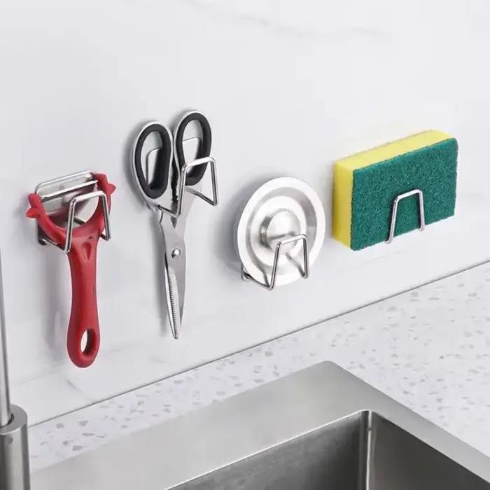 Support de rangement de cuisine en acier inoxydable non perforé pour couvercles de casseroles et planches à découper occasions spéciales décoration et organisation