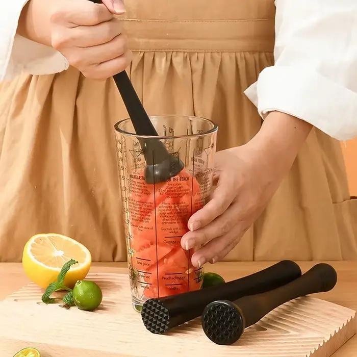 Pilon à cocktail professionnel en acier inoxydable