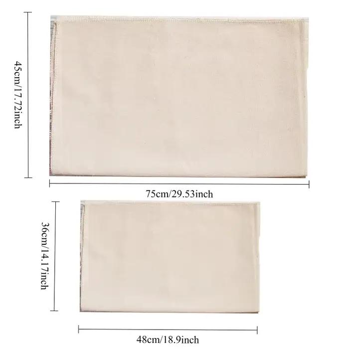 Tapis de cuisson fermenté en tissu pour baguettes moelleuses et croustillantes boulangerie artisanale occasions spéciales