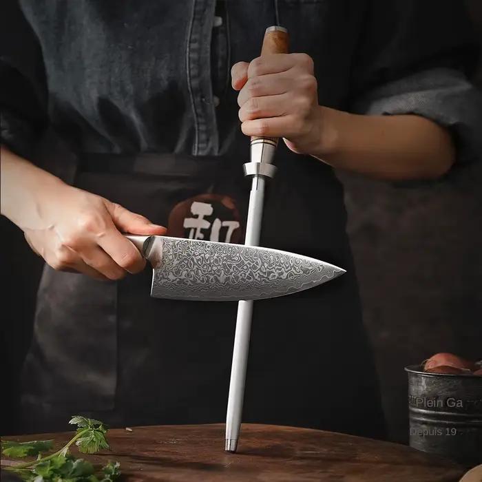 HEZHEN – aiguiseur de couteaux en acier à haute teneur en carbone
