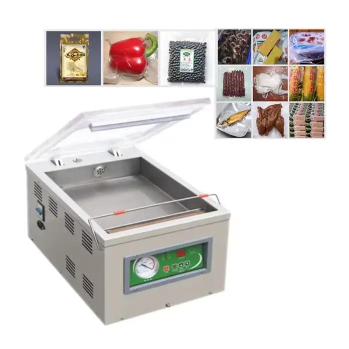 Machine d'emballage sous vide automatique industrielle personnalisée, scelleuse sous vide commerciale pour aliments secs et humides