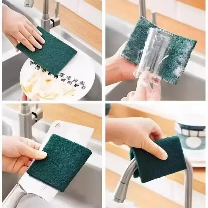 Lot de 5/10/20/30 Tampons de Nettoyage Multi-usages Réutilisables pour Cuisine, Élimination de l'Huile, Lavage de Vaisselle et Casseroles, Anti-rayures