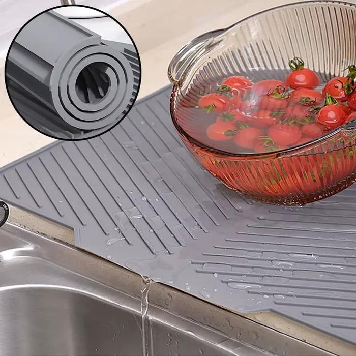 Tapis de planche de vidange en Silicone S/M/LSilicone