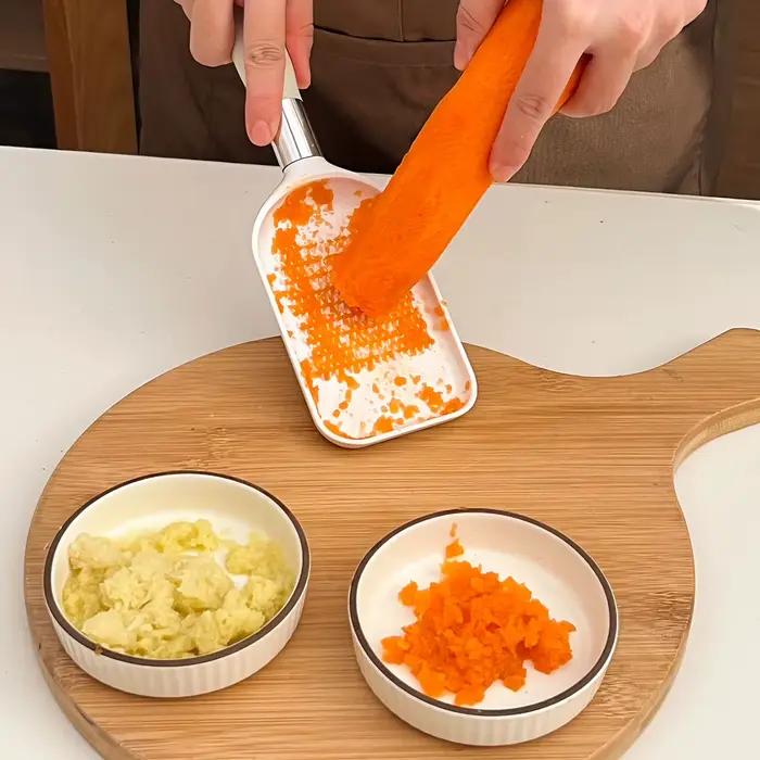WORTHBUY râpe à gingembre multi-fonctionnelle manuelle gingembre ail Masher fruits légumes meulage hachoir à main outil de cuisine