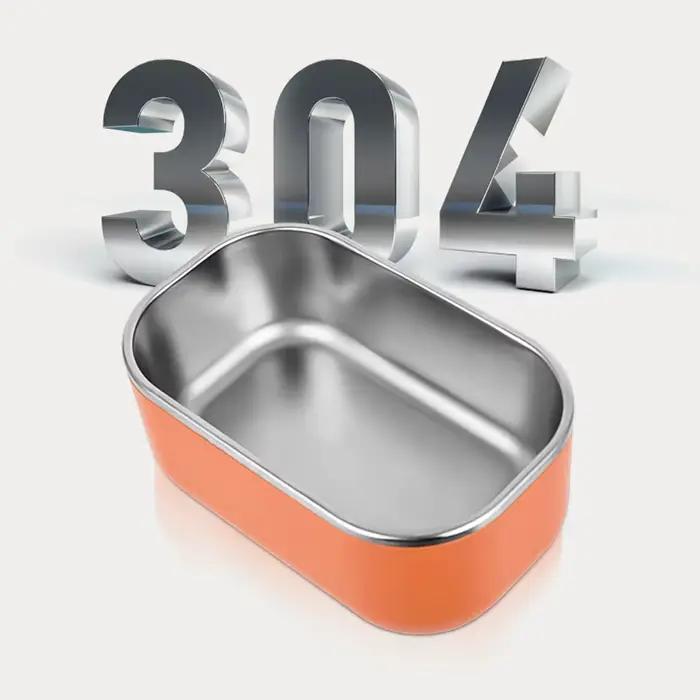 Boîte à déjeuner chauffante électrique en acier inoxydable