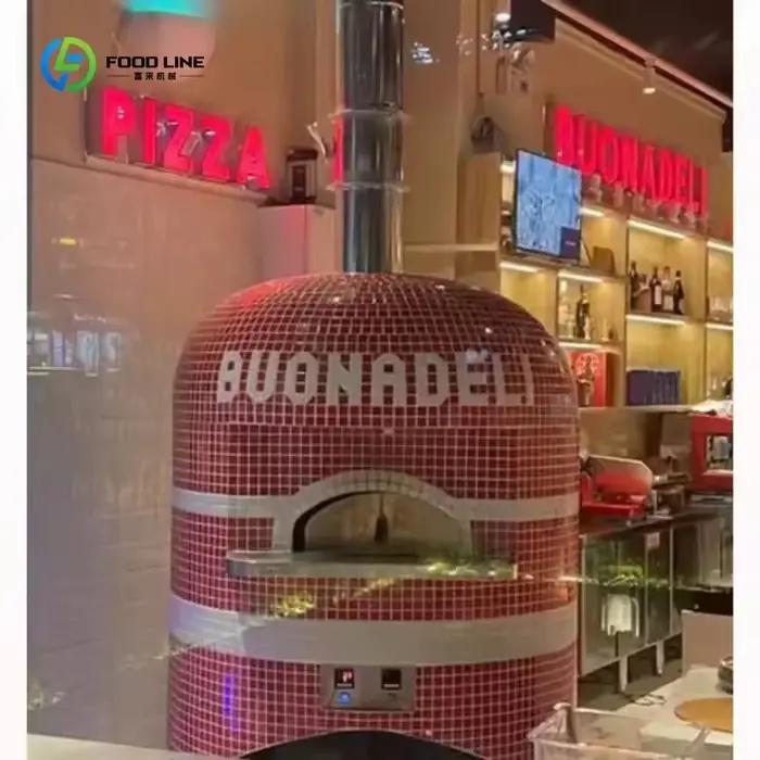 Four à pizza napolitain personnalisé au bois, au gaz ou électrique pour les entreprises de restauration extérieure et les fours à pizza domestiques