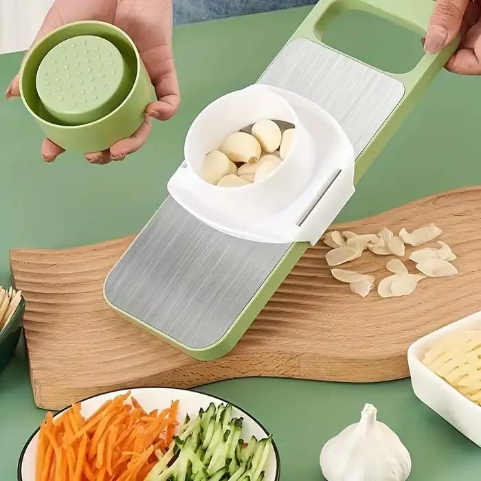 Ensemble trancheur et râpe à légumes multifonctionnel lames interchangeables kit d'outils de cuisine manuels pour pommes de terre variété de pièces occasionnelle préparation de repas famille amitié