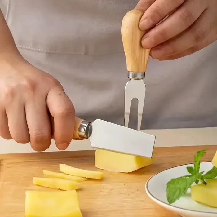 Ensemble de couteaux à fromage en acier inoxydable