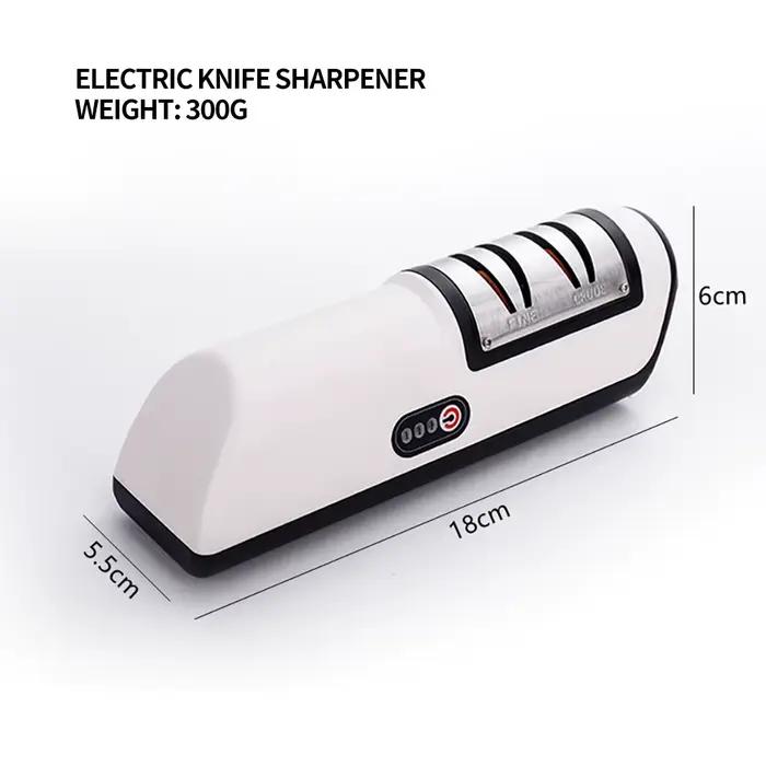 Affûteur de couteaux électrique réglable USB rechargeable pour couteaux de cuisine et ciseaux de ménage rapide et précis pour cuisiniers professionnels et amateurs