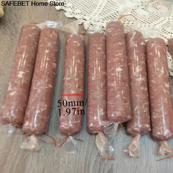 Outils de fabrication de saucisses en plastique, degré de chaleur pour les zones, saucisses faites maison, jambon, essentiels de cuisine, largeur 80mm