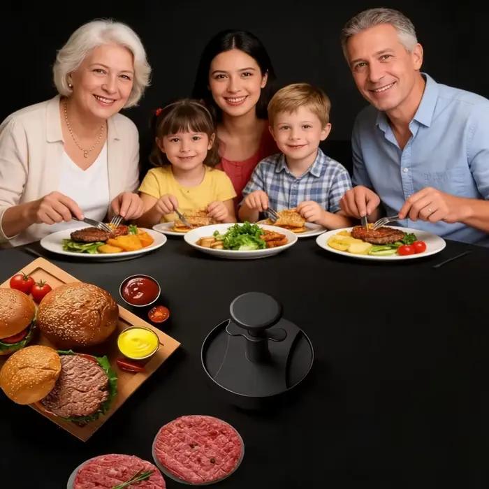 Presse à hamburgers, moule à burgers farcis pour les galettes de bœuf et de légumes