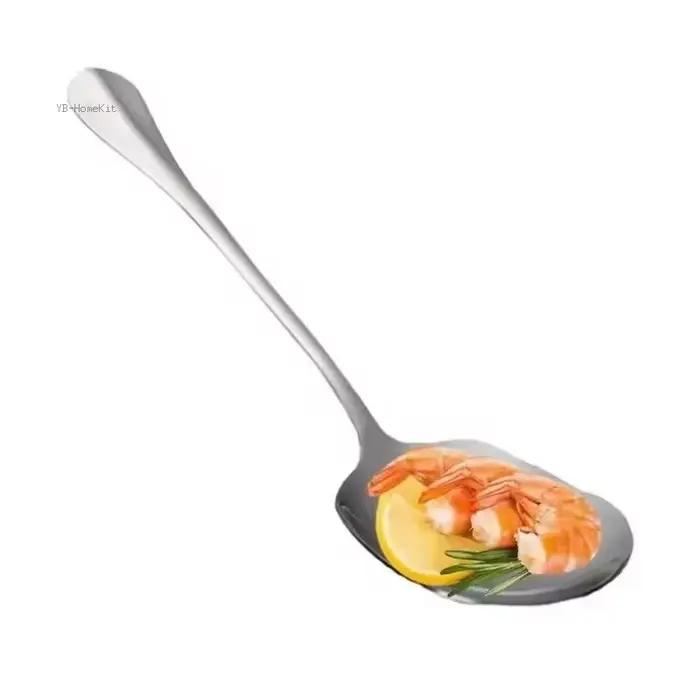 Grande cuillère à riz ergonomique en acier inoxydable