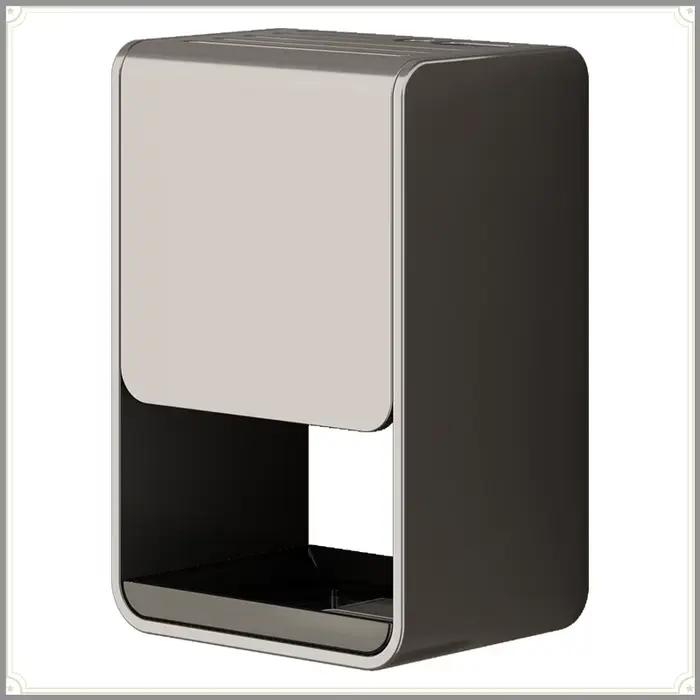 Support à couteaux de style comptoir en acier au carbone, forte capacité de charge avec plateau de drainage, support de rangement multifonctionnel pour ustensiles de cuisine