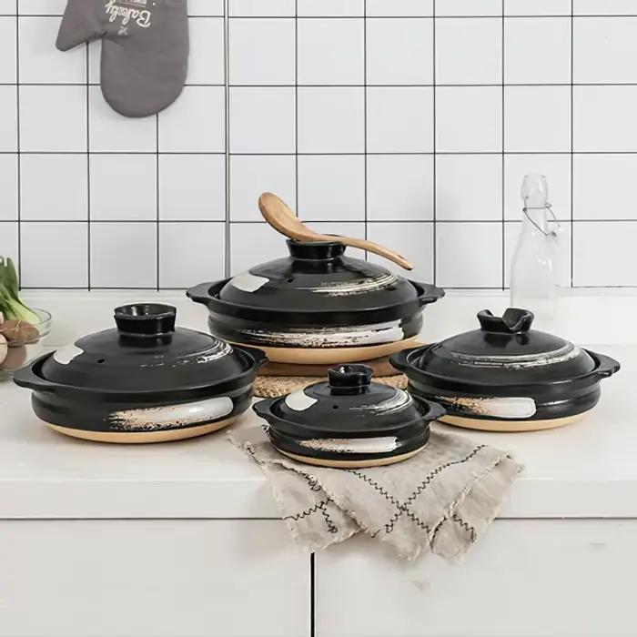 Casserole en céramique de Style japonais