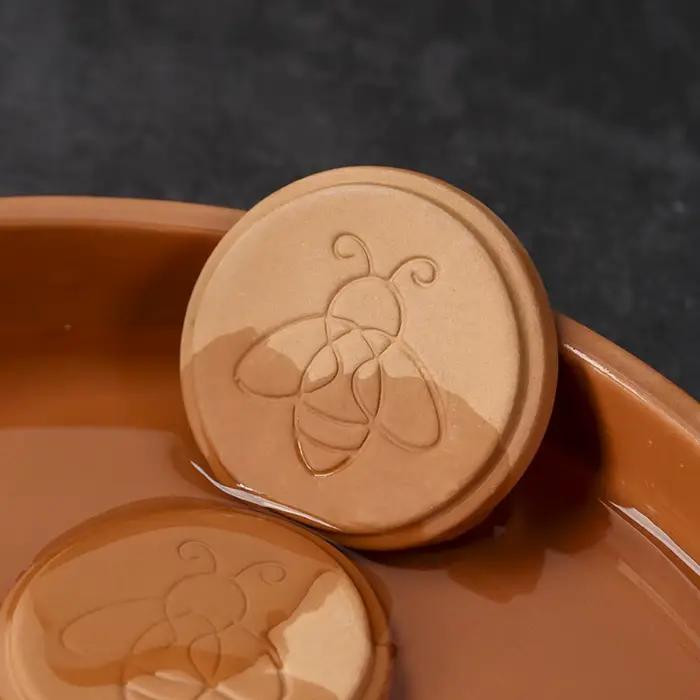 Lot de 2 boîtes de conservation en argile pour sucre roux, réutilisables, anti-humidité, pour thé et aliments secs, utilisables à sec et humide, pour comprimés et noix