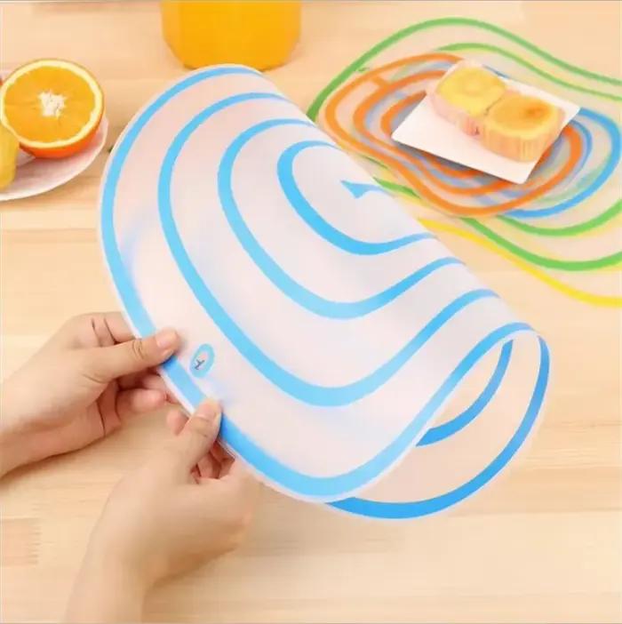 Grande planche à découper en plastique créative coordonnante