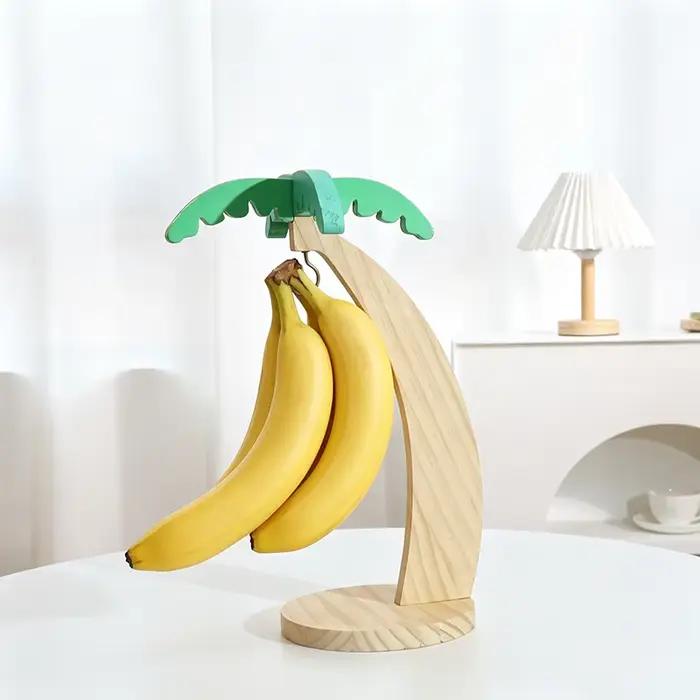 Support de banane en bois suspendu