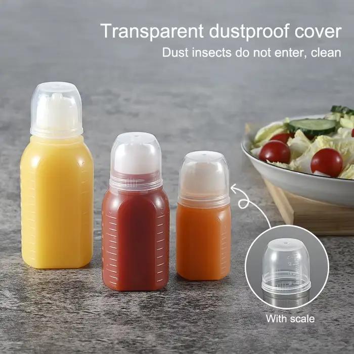 30/60/100ml miel moutarde salade Dressing Sauce Bento conteneur cuisine Mini bouteilles à presser Ketchup Condiment