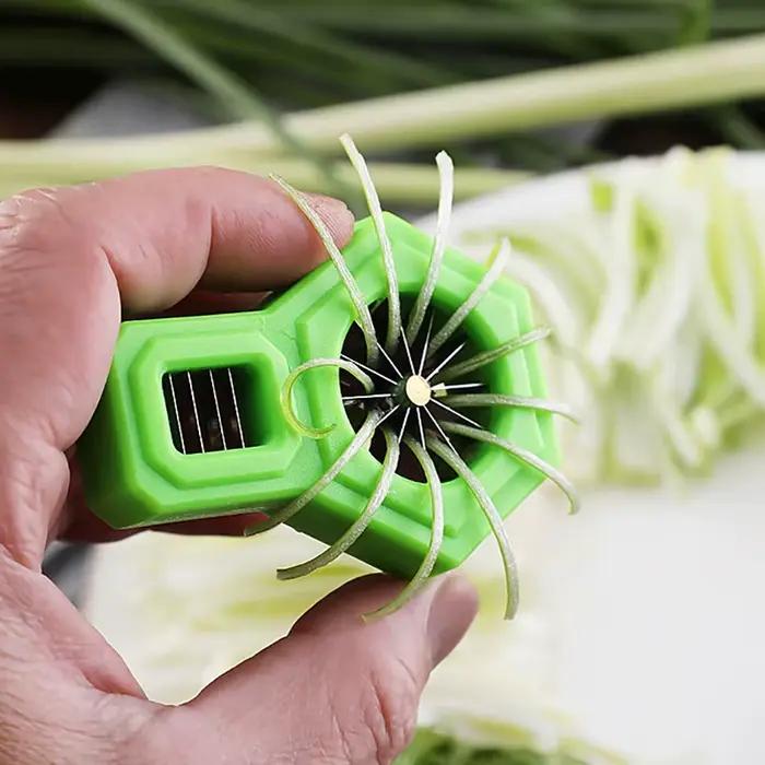 Trancheuse à oignons verts en acier inoxydable