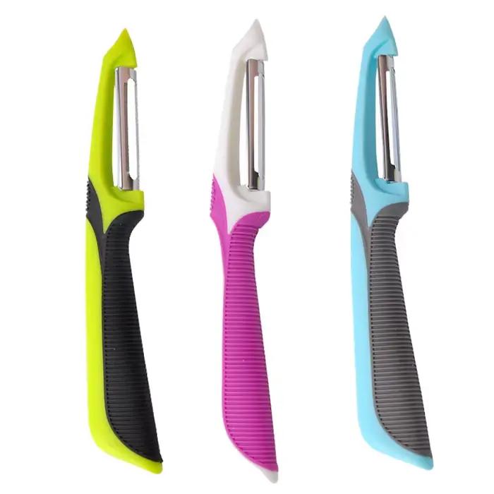 Couteau à éplucher cuisine ménage acier inoxydable multifonctionnel outil