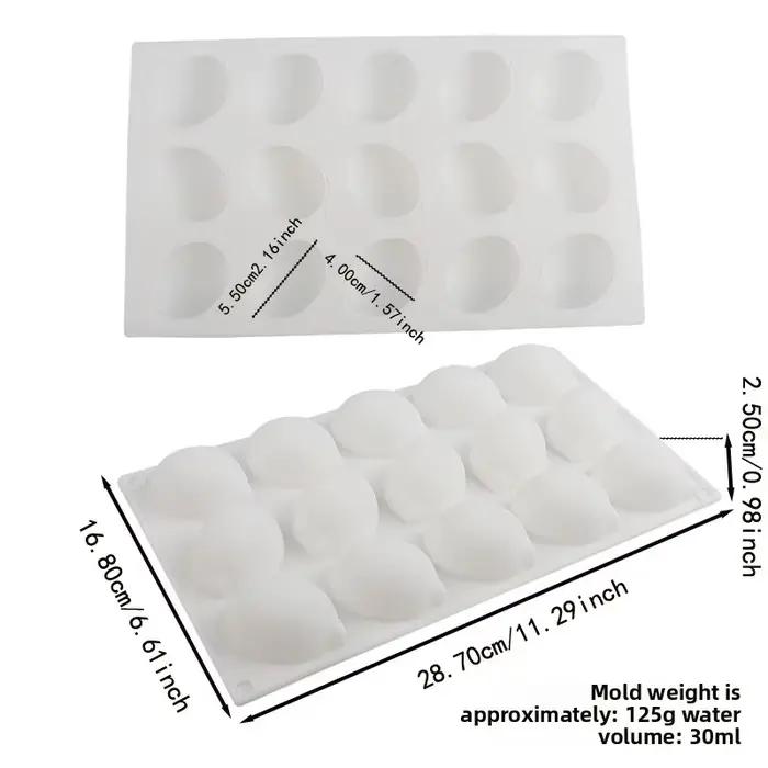 Moule en silicone en forme de citron pour gâteaux mousses et desserts antiadhésif 3D pour pâtisseries et bonbons DIY occaions spéciales gourmands amateurs professionnels