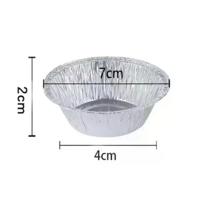 50/100 pièces Mini Pot tarte plaque de cuisson jetable cuisson tarte moules Cupcake Pan Pudding moule rond tasse de cuisson